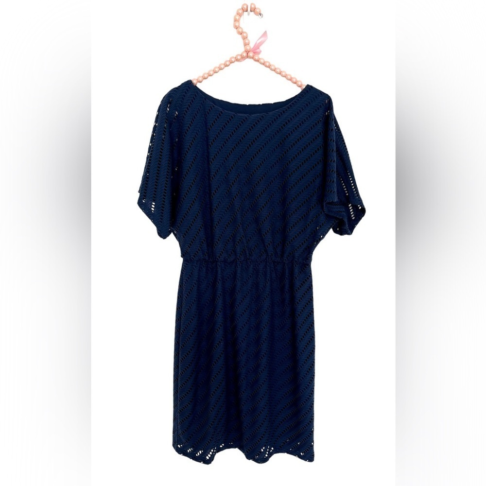 Midi Blue Dress by London Times in Size 4P
